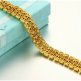 Excellent Quality Female Classic 18K Gold-Plated Bracelet 