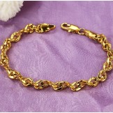 Durable in Use Female 18K Gold-Plated Bracelet 