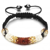 Quality and Quantity Assured Female Ball Shape Crystal Drill Bracelet 
