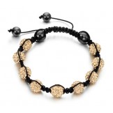 Stable Quality Female Ball Shape Crystal Drill Bracelet