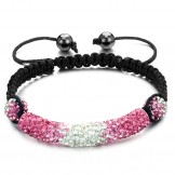 Quality and Quantity Assured Female Ball Shape Crystal Drill Bracelet 