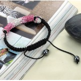 Quality and Quantity Assured Female Ball Shape Crystal Drill Bracelet 