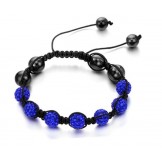 Quality and Quantity Assured Female Ball Shape Crystal Drill Bracelet 