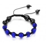 Complete in Specifications Female Ball Shape Crystal Drill Bracelet 