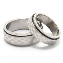 Mens titanium rings
