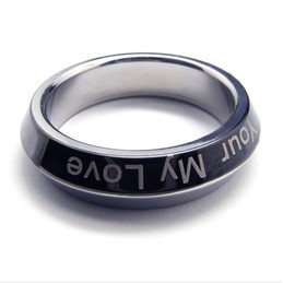 Mens titanium rings