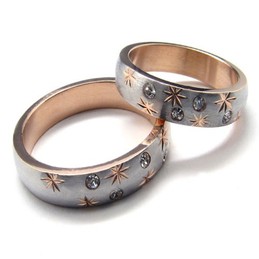 Mens titanium rings