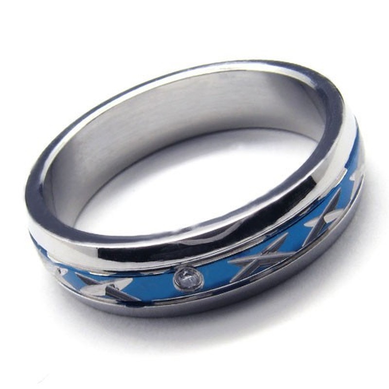 Mens titanium rings