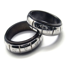 Mens titanium rings