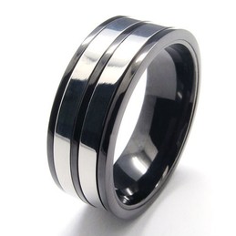 Mens titanium rings