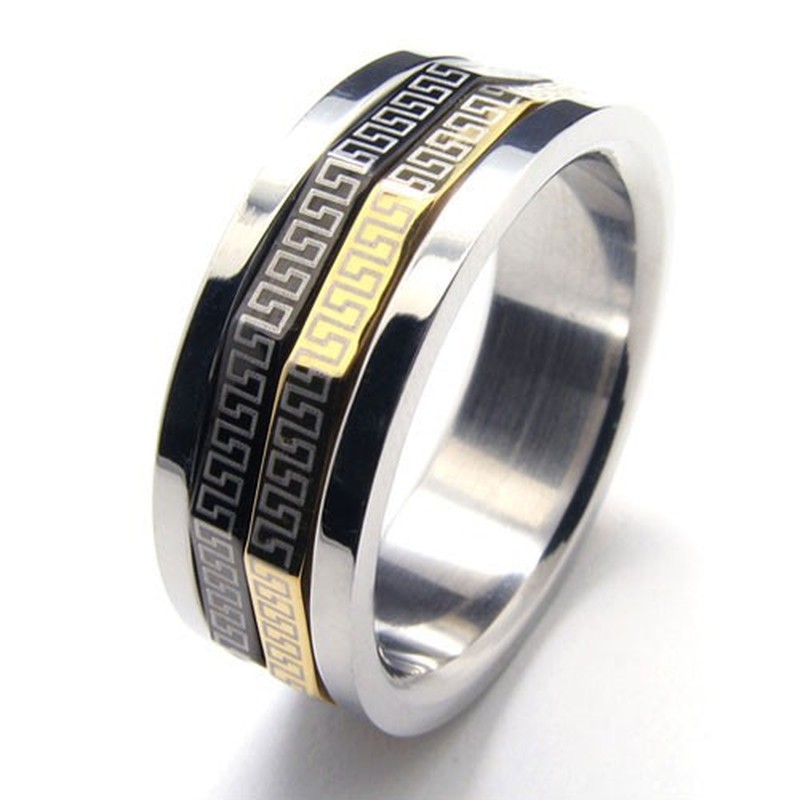 Mens titanium rings