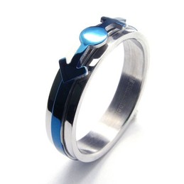 Mens titanium rings