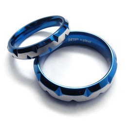 Mens titanium rings