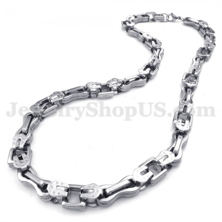 Exquisite Men's Titanium Necklace Chain
