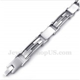 Men's Titanium Cable Bracelet