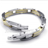 Men's Titanium Gold Bracelet