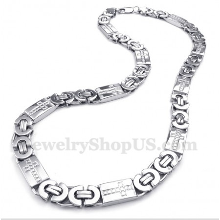 Men's Titanium Cross Necklace