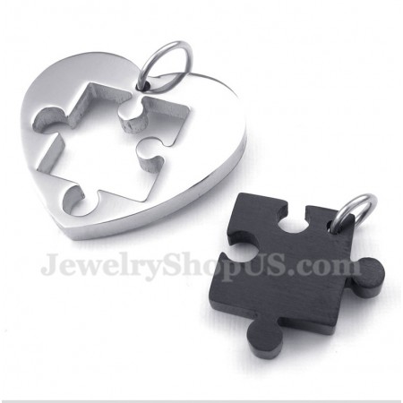 Titanium Gold Male and Female Symbols Couple's Pendant (One Pair)