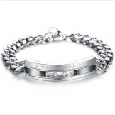 Men's Titanium Couple's Bracelet