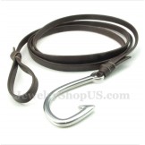 Men's Titanium Leather Bracelet