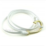 Men's Titanium Leather Bracelet