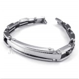 Men's Titanium Black Bracelet