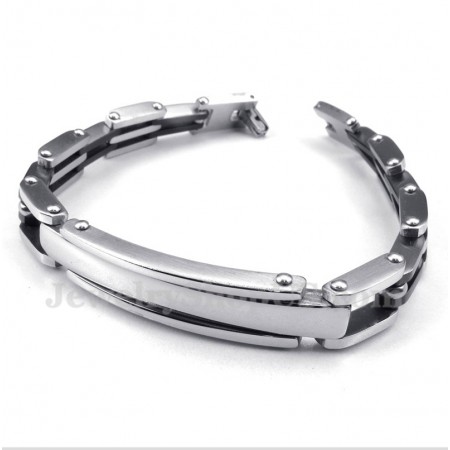 Men's Titanium Black Bracelet