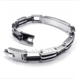 Men's Titanium Black Bracelet