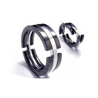 Black Titanium Rings