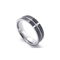 Titanium Diamond Rings