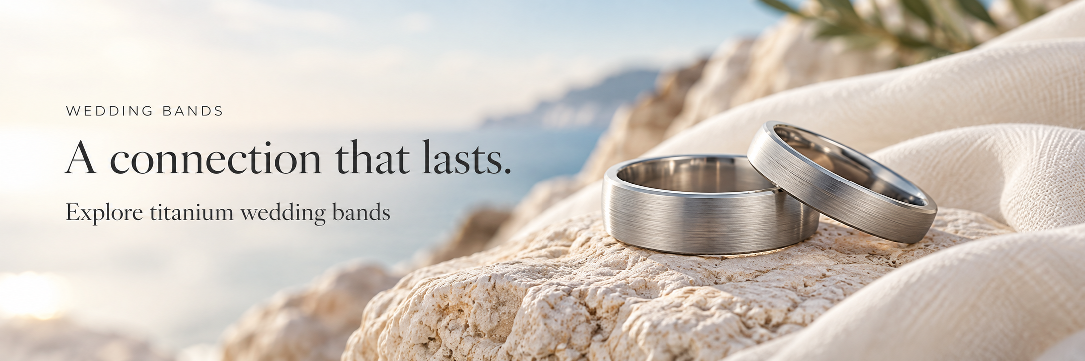 Titanium wedding bands